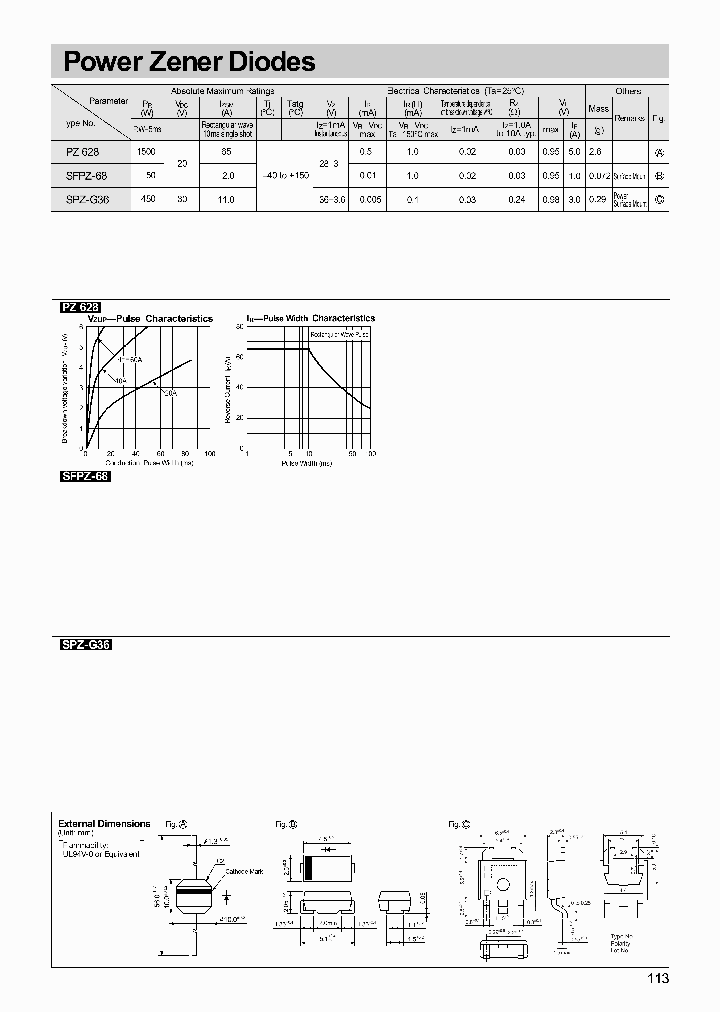 SPZ-G36_166320.PDF Datasheet