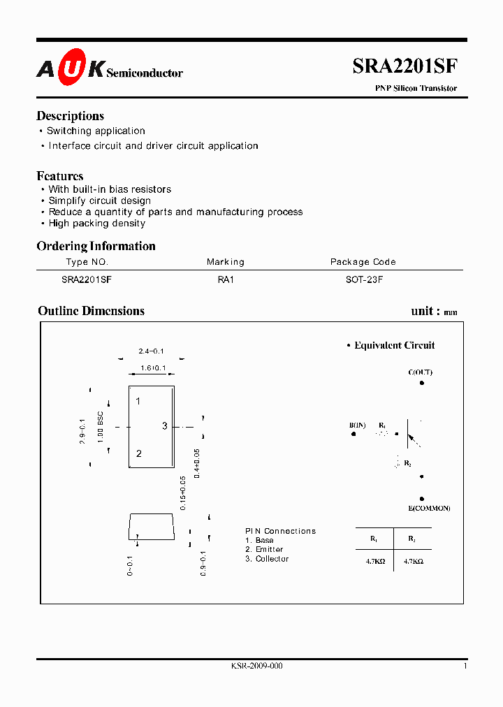 SRA2201SF_95527.PDF Datasheet