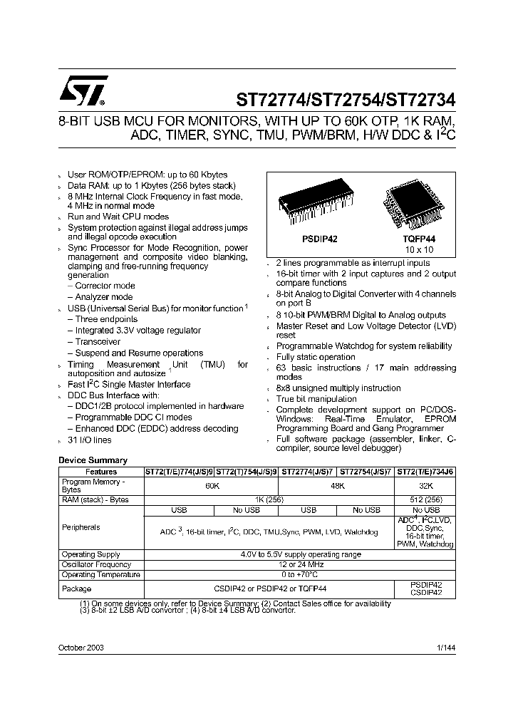 ST72734_74348.PDF Datasheet
