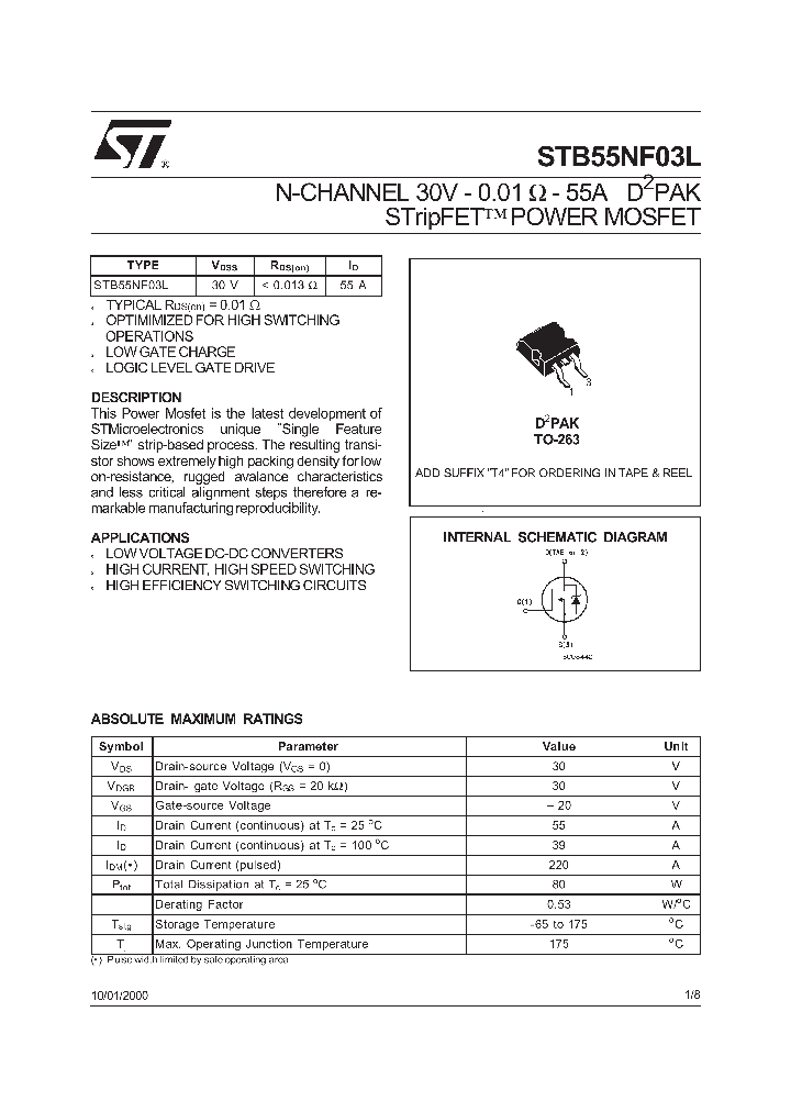 STB55NF03L_77440.PDF Datasheet