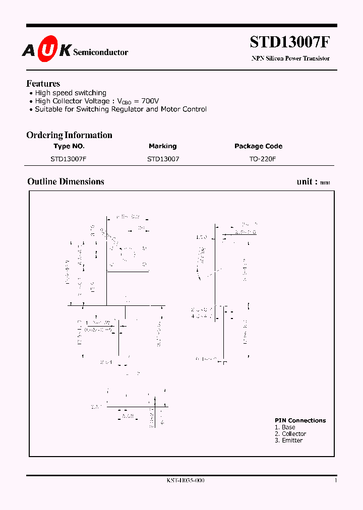 STD13007F_70650.PDF Datasheet