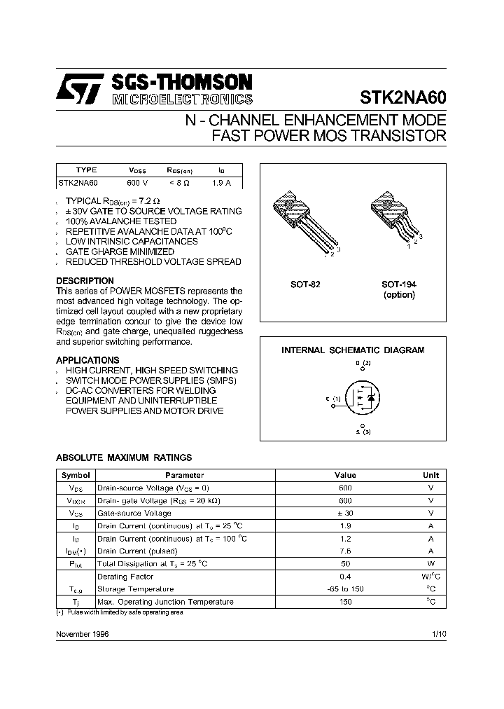 STK2NA60_77238.PDF Datasheet