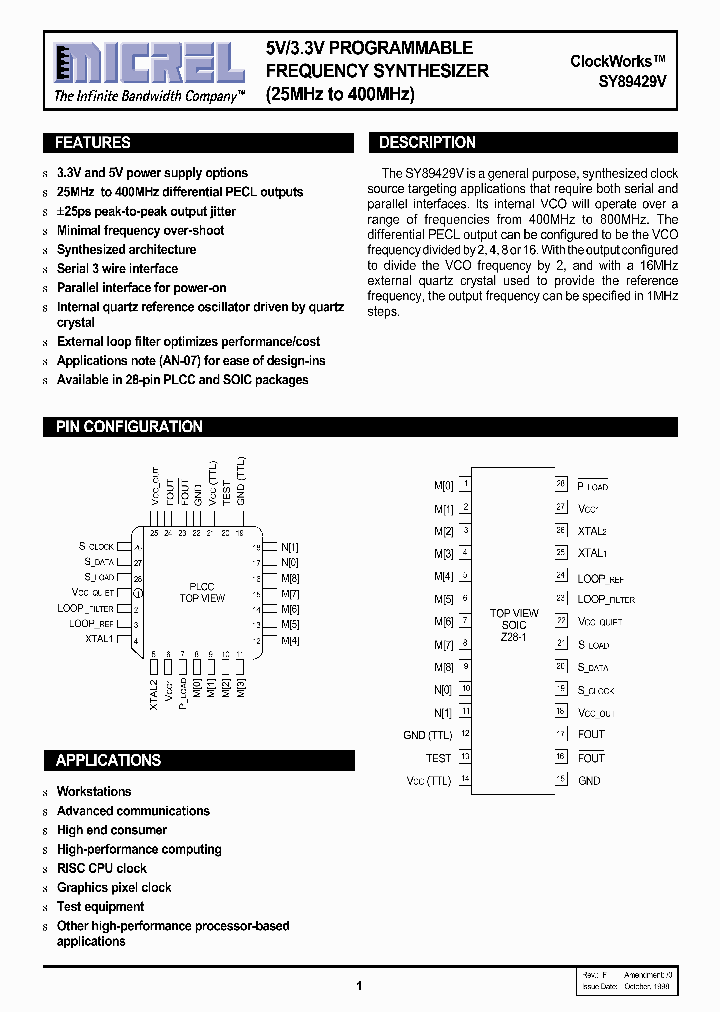 SY89429_74788.PDF Datasheet