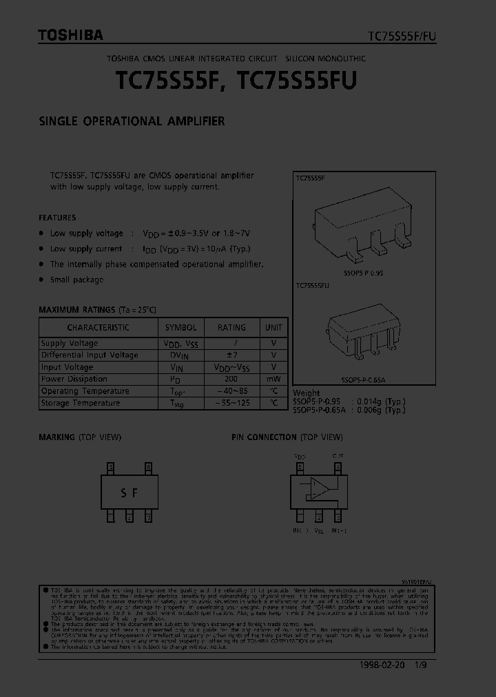 TC75S55_79227.PDF Datasheet