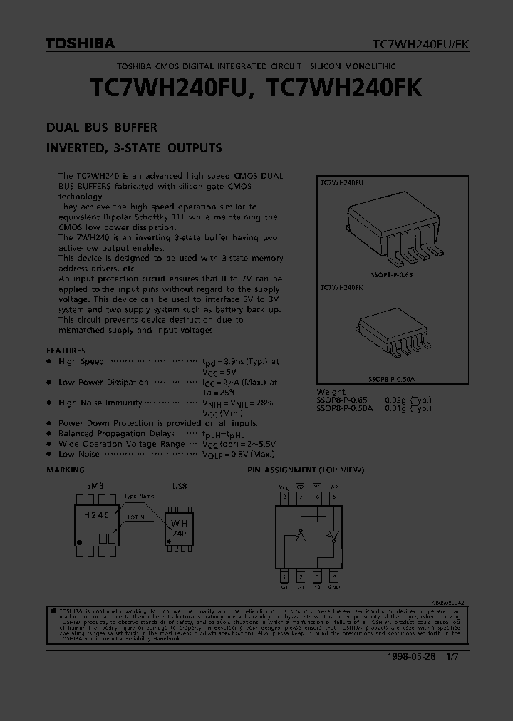 TC7WH240FK_114554.PDF Datasheet