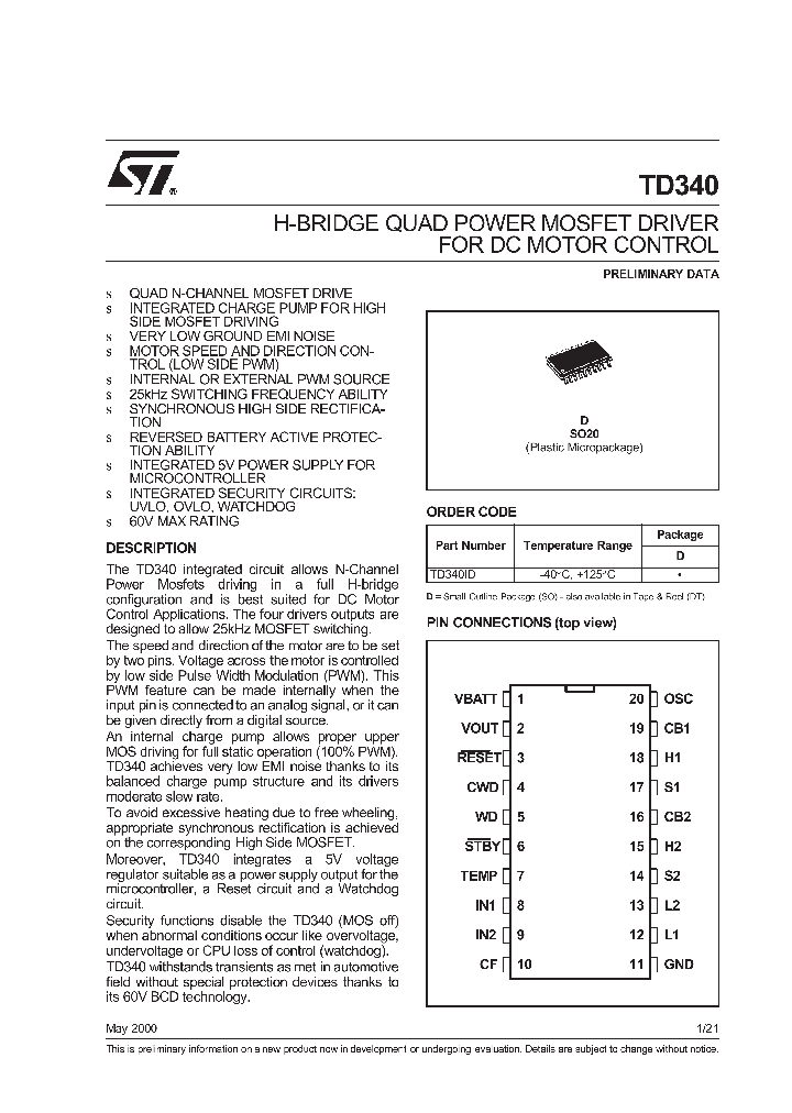 TD340_70741.PDF Datasheet