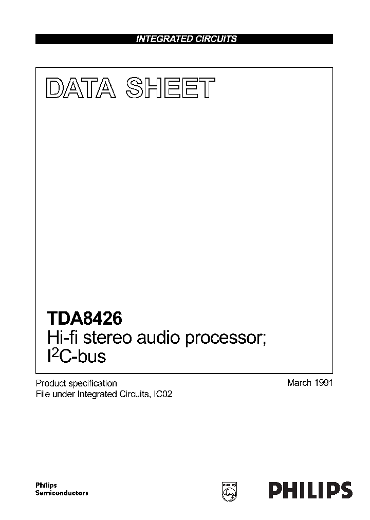 TDA8426_88658.PDF Datasheet