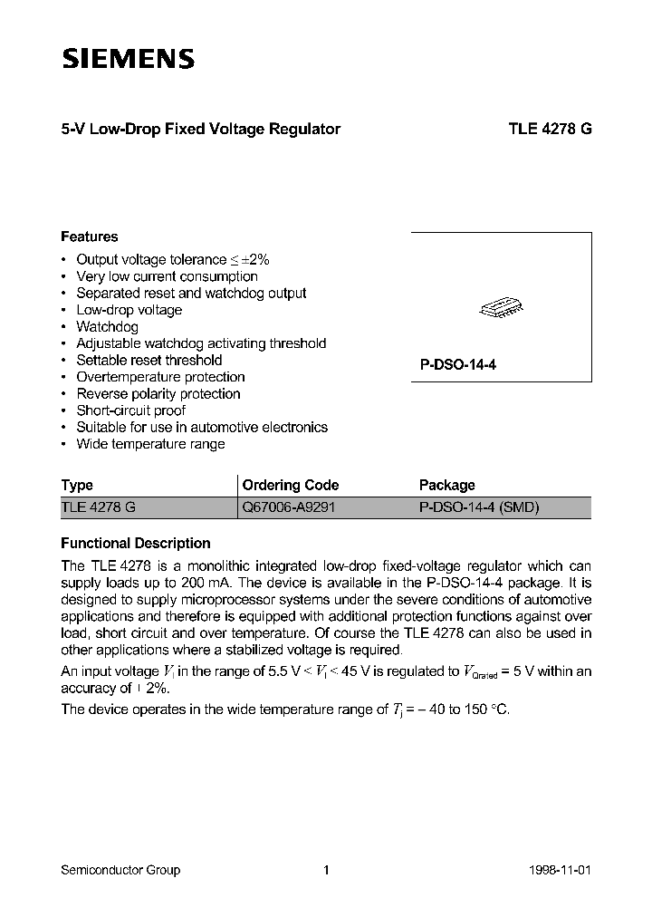 TLE4278G_101975.PDF Datasheet