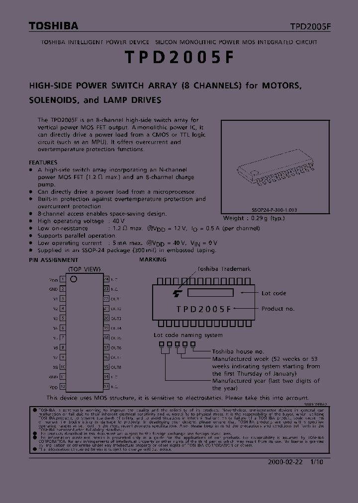 TPD2005_65410.PDF Datasheet