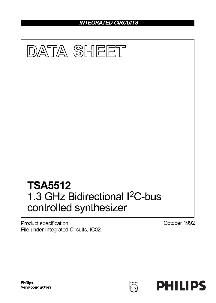 TSA5512_63398.PDF Datasheet
