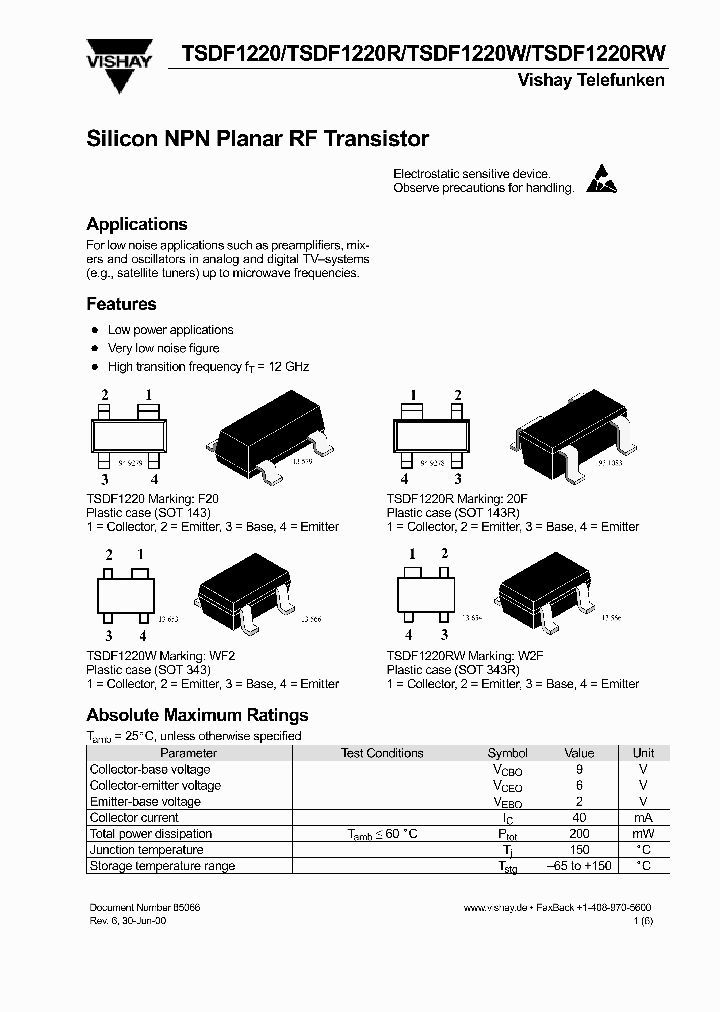 TSDF1220_62752.PDF Datasheet