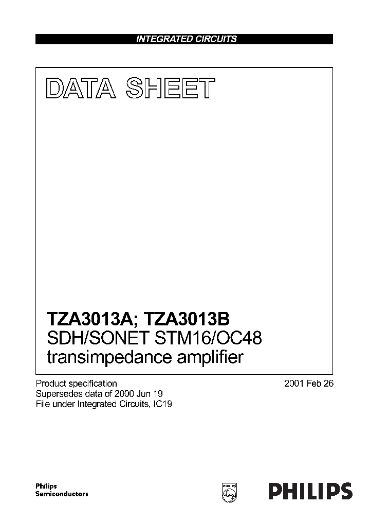 TZA3013_41391.PDF Datasheet