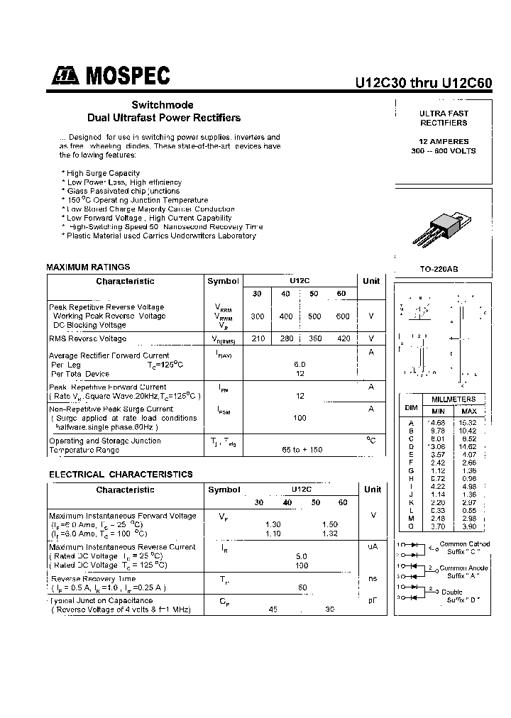 U12C30_62135.PDF Datasheet