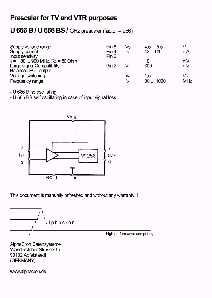 U666B_61488.PDF Datasheet