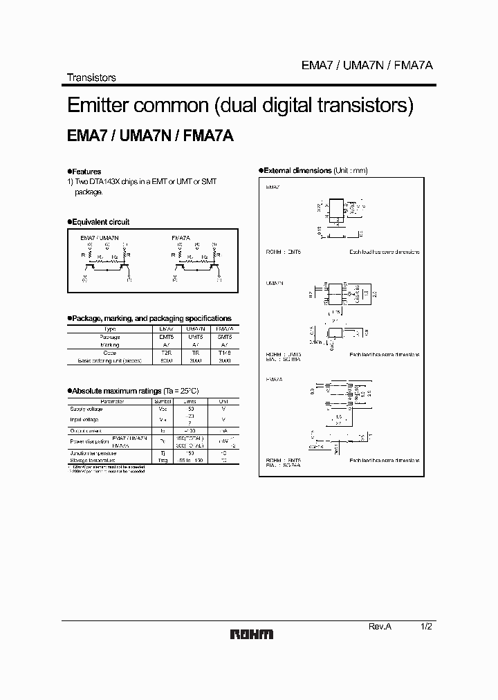 UMA7N_59303.PDF Datasheet