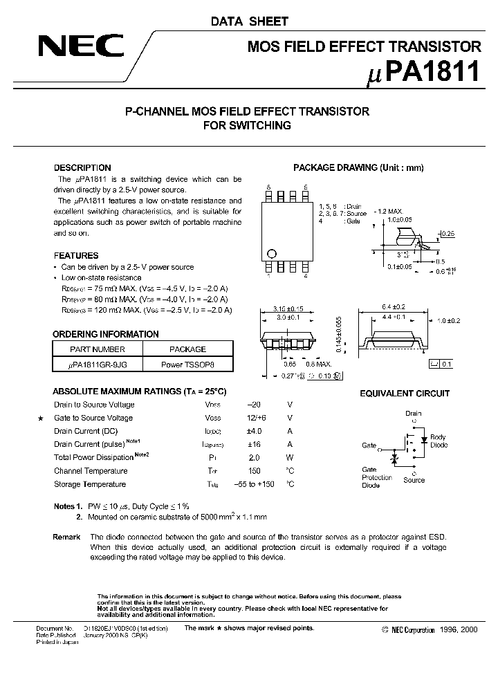 UPA1811_170919.PDF Datasheet