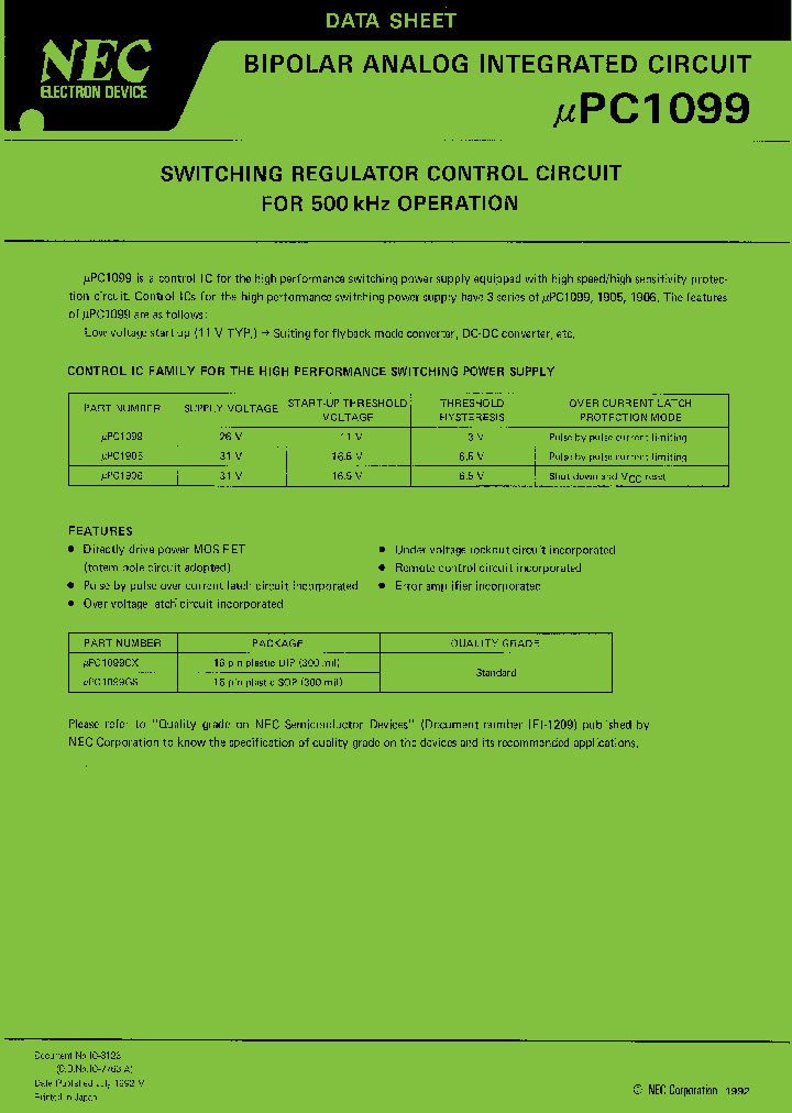 UPC1099_142238.PDF Datasheet