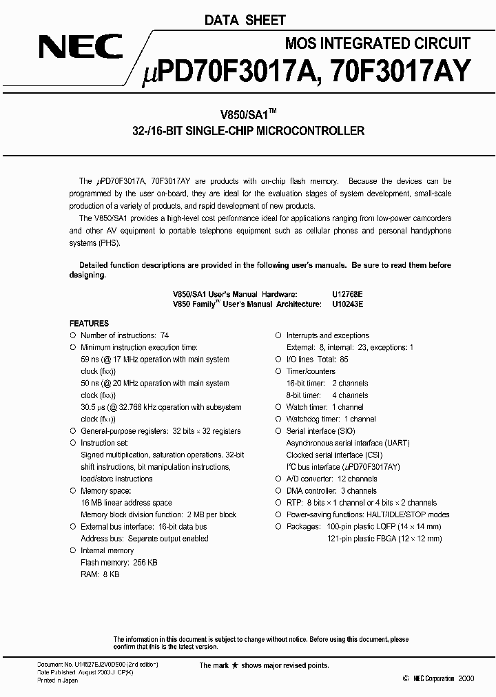 UPD70F3017A_104615.PDF Datasheet