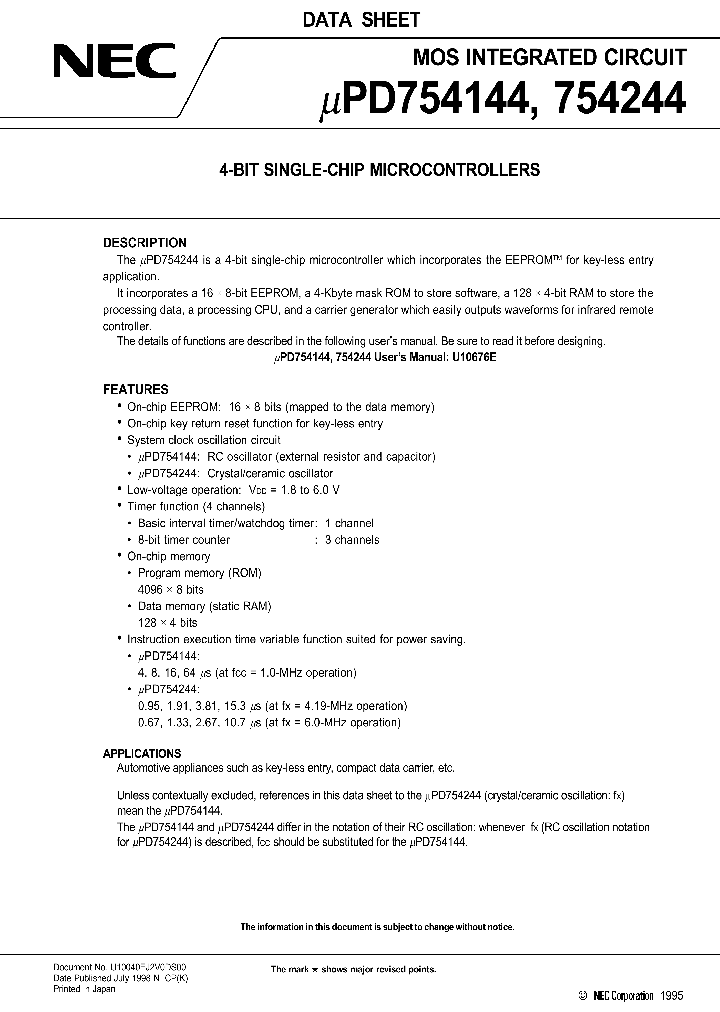 UPD754144_121051.PDF Datasheet