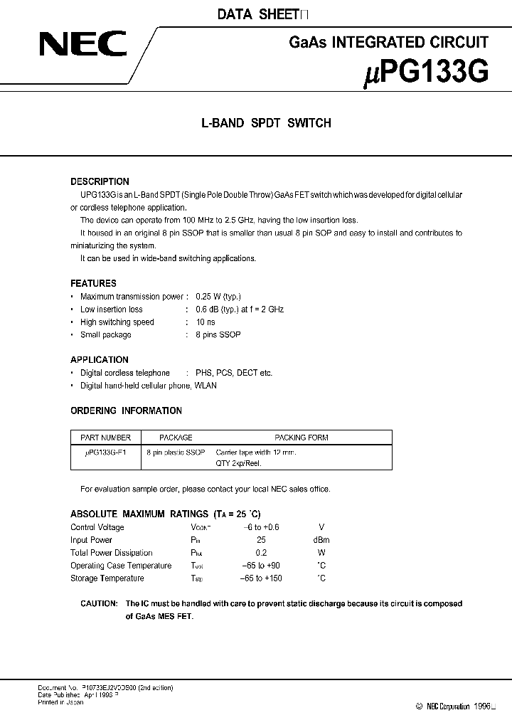 UPG130G_58597.PDF Datasheet