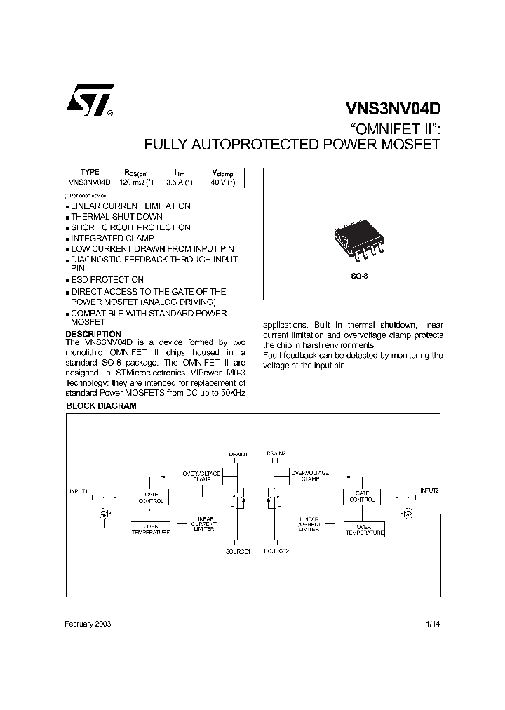 VNS3NV04D_55063.PDF Datasheet