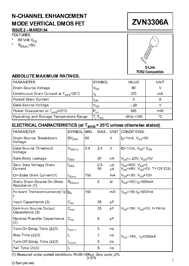 ZVN3306A_23171.PDF Datasheet