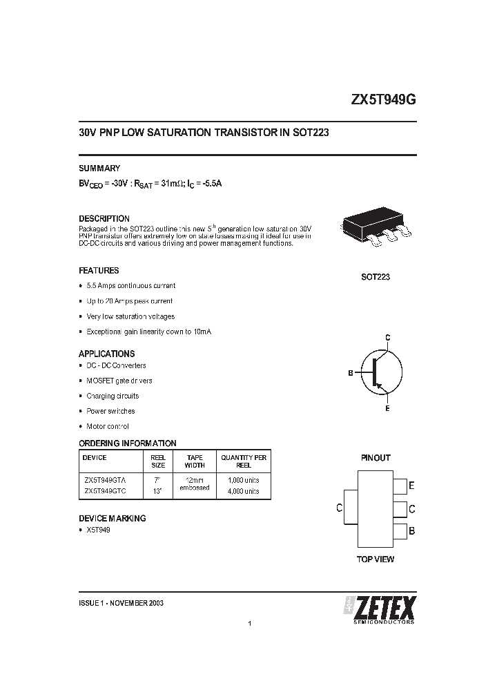 ZX5T949G_72497.PDF Datasheet