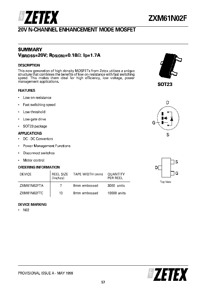 ZXM61N02_23205.PDF Datasheet
