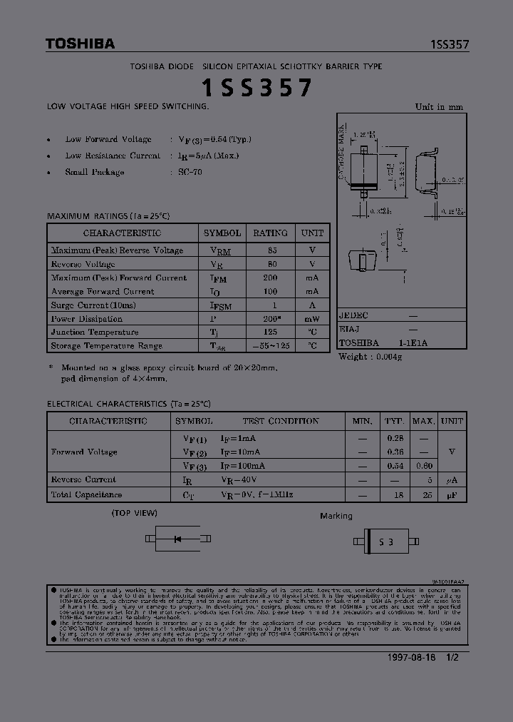 1SS357_253253.PDF Datasheet