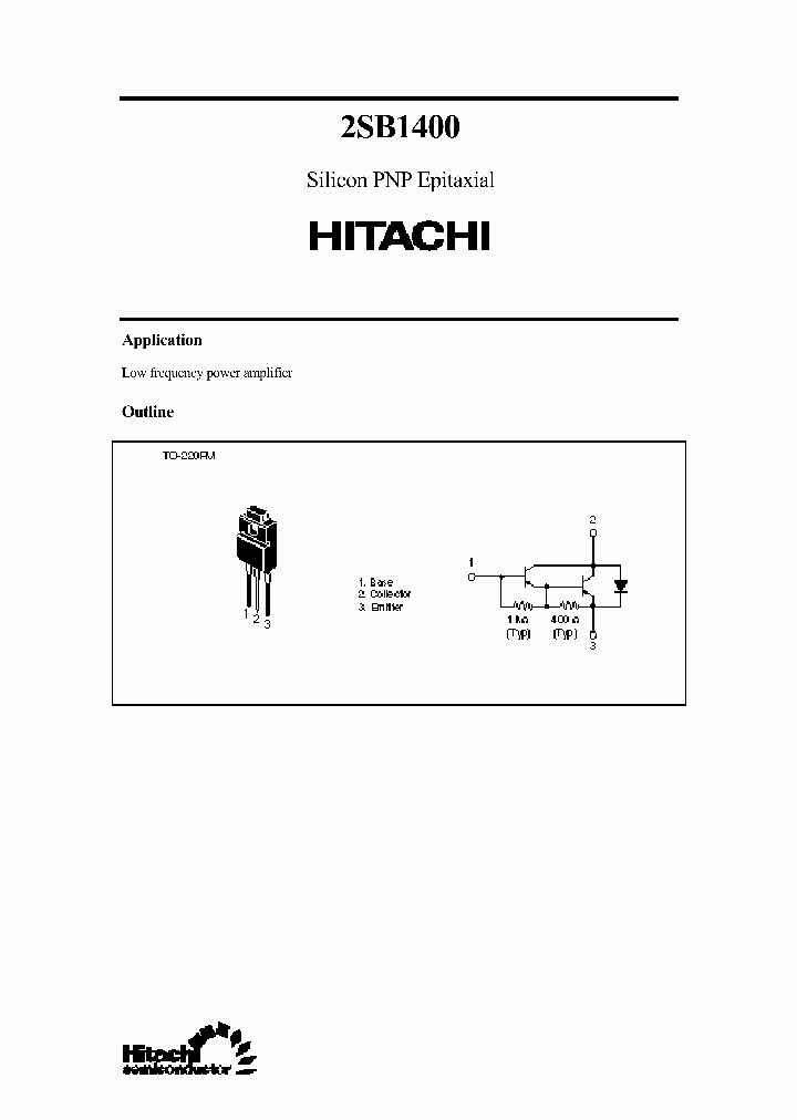 2SB1400_293503.PDF Datasheet