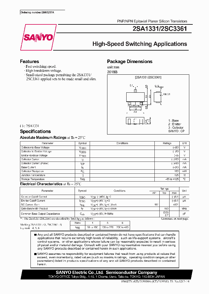 2SC3361_278548.PDF Datasheet