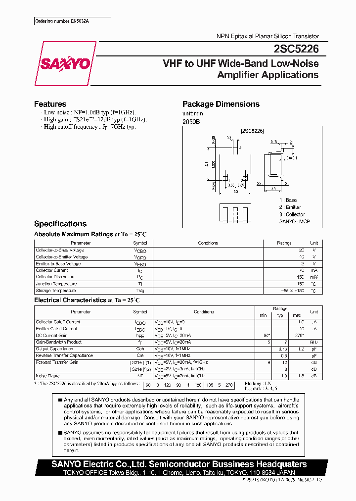 2SC5226_269028.PDF Datasheet