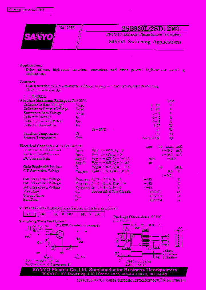 2SB920_6992.PDF Datasheet