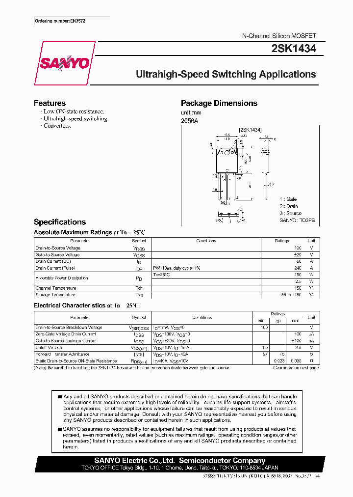 2SK1434_295084.PDF Datasheet