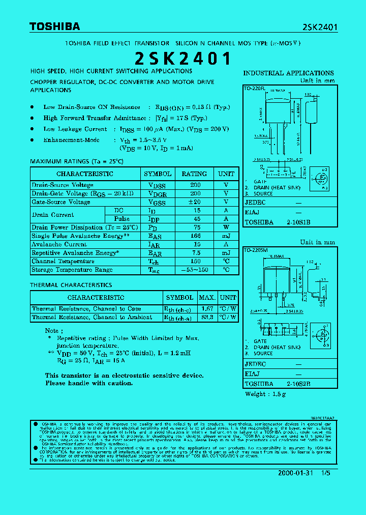 2SK2401_280510.PDF Datasheet