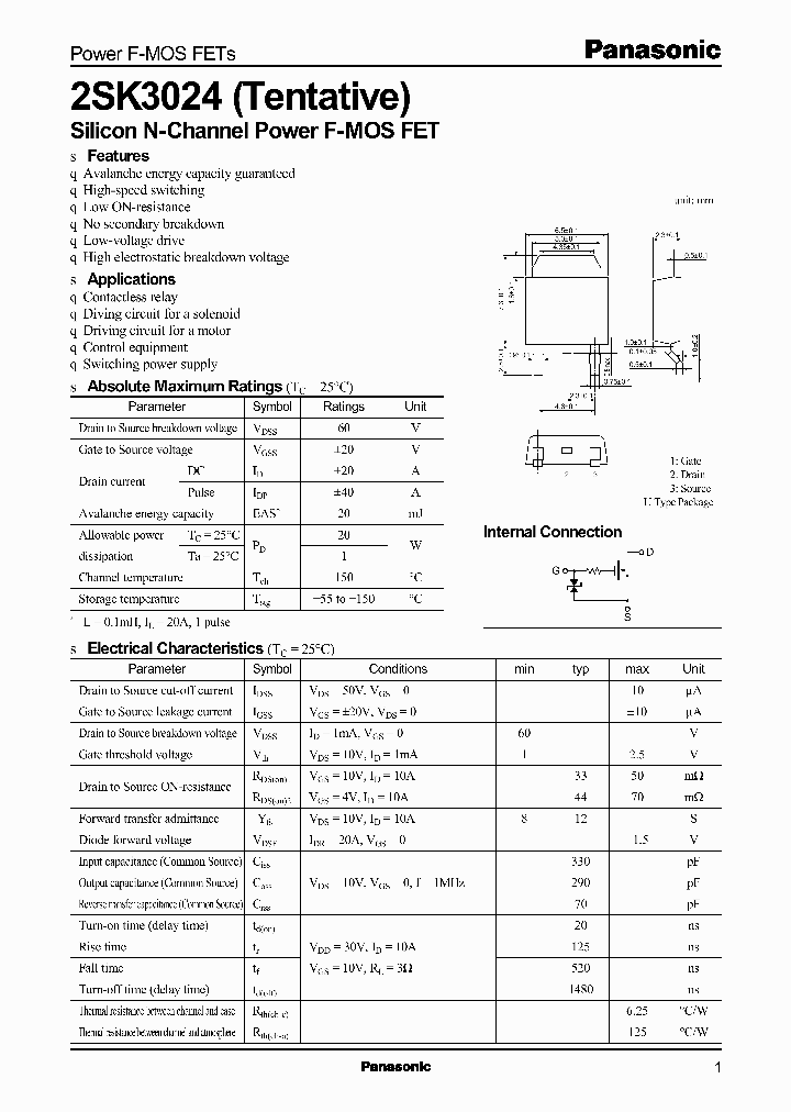 2SK3024TENTATIVE_278931.PDF Datasheet