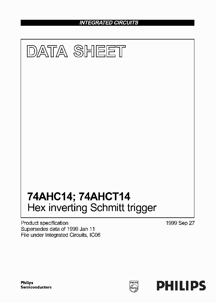 74AHC14_278858.PDF Datasheet