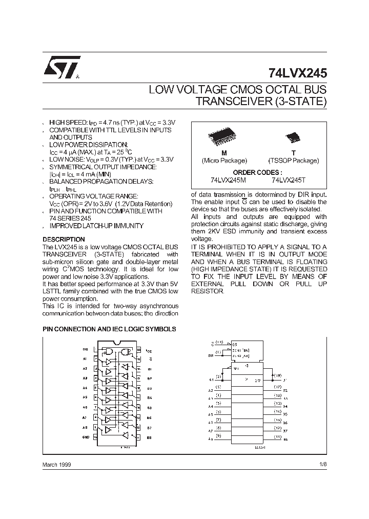 74LVX245_245841.PDF Datasheet