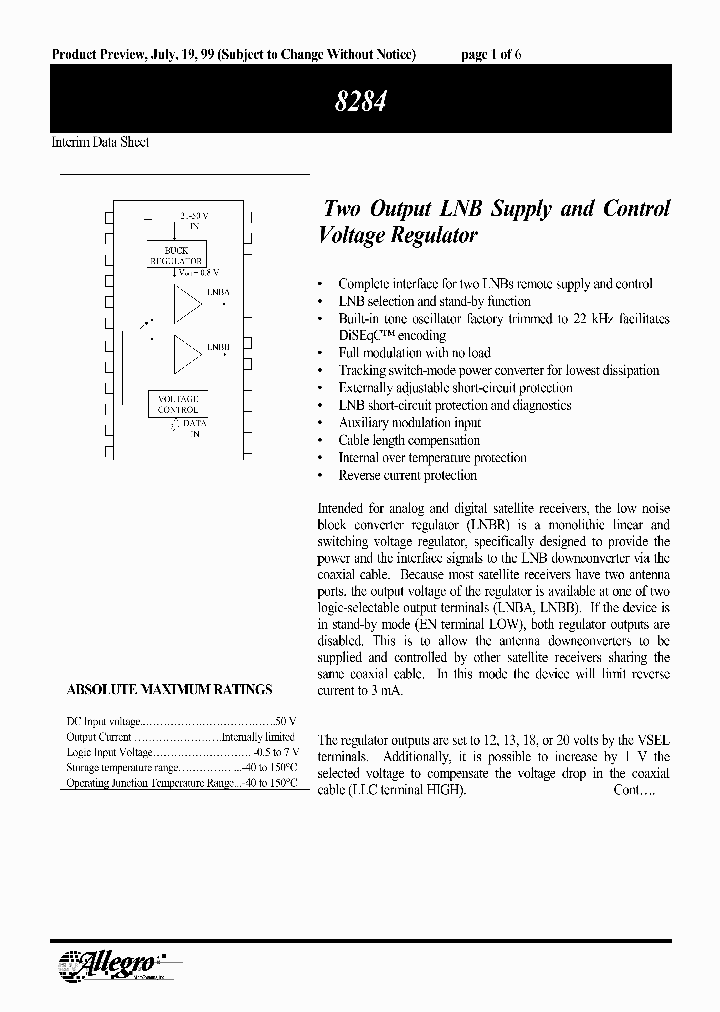 8284_274880.PDF Datasheet