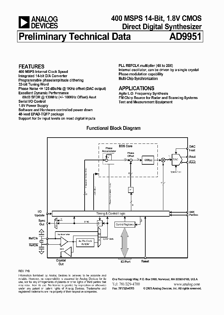 AD9951_202387.PDF Datasheet
