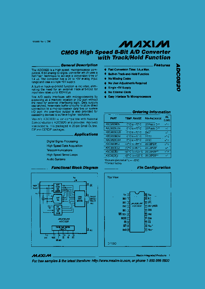 ADC0820BCJ_127485.PDF Datasheet