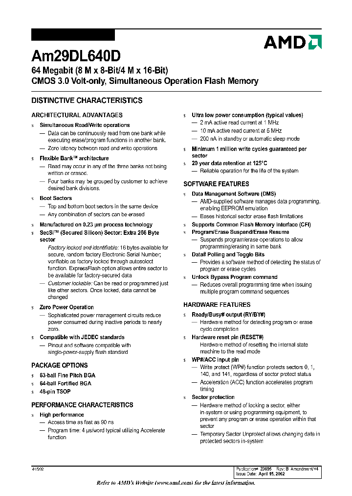 AM29DL640D_238272.PDF Datasheet