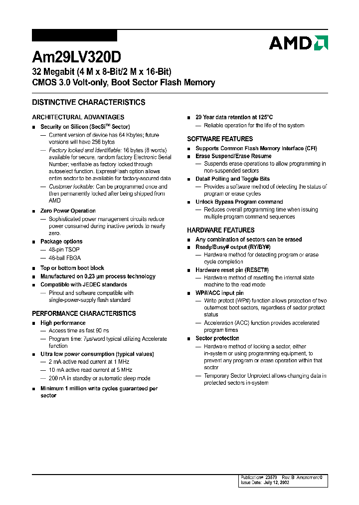 AM29LV320DB90EI_282881.PDF Datasheet