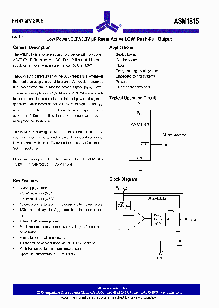 ASM1815R-5_278242.PDF Datasheet