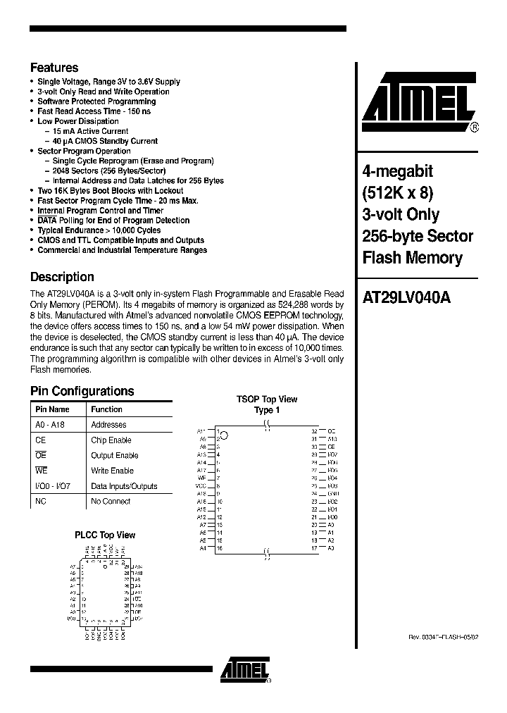 AT29LV040ANBSP_298070.PDF Datasheet