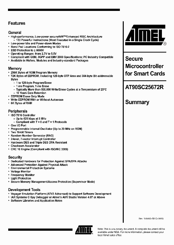 AT90SC25672R_287870.PDF Datasheet