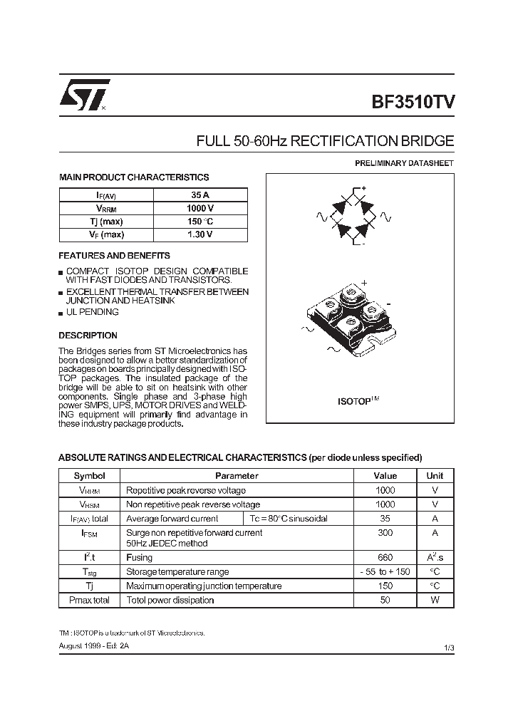 BF3510TV_292293.PDF Datasheet