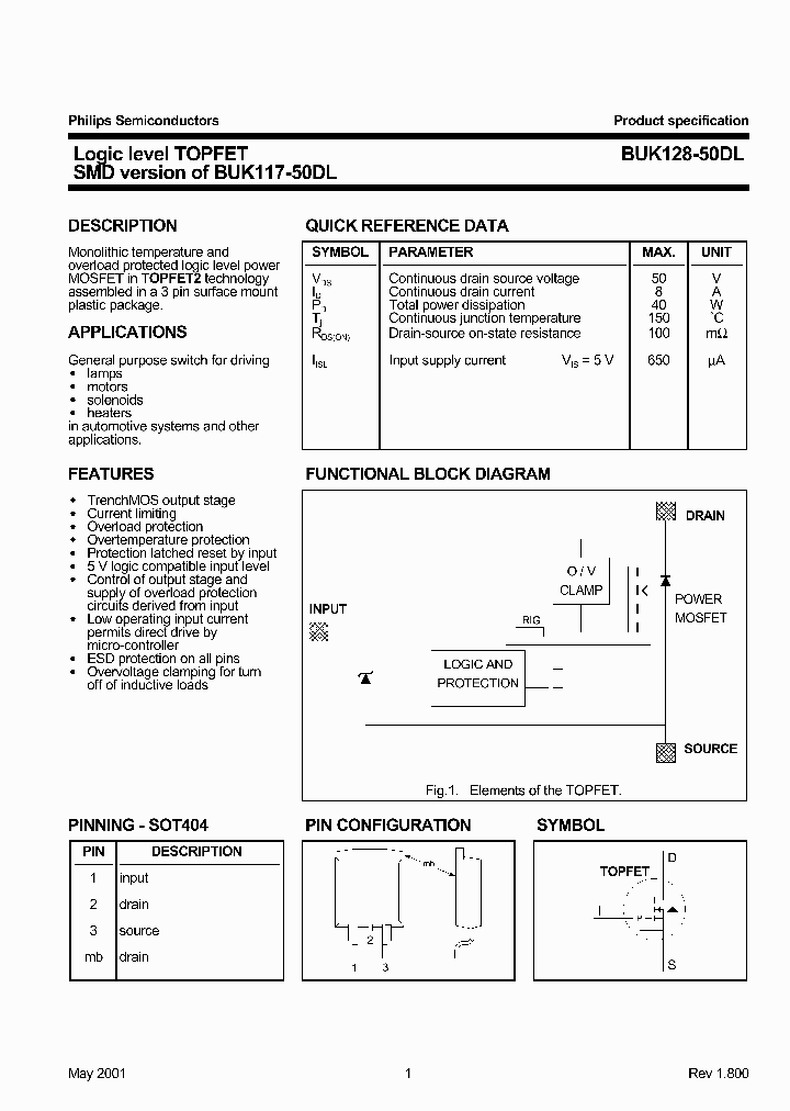 BUK128-50DL_240483.PDF Datasheet