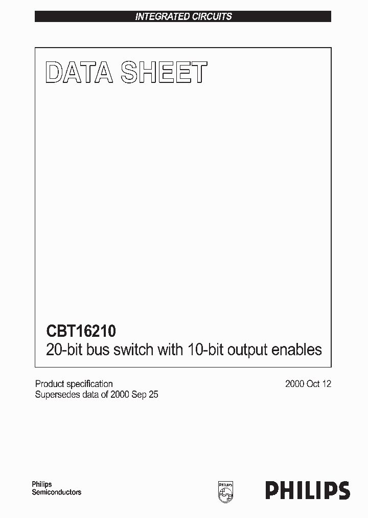 CBT16210_288641.PDF Datasheet