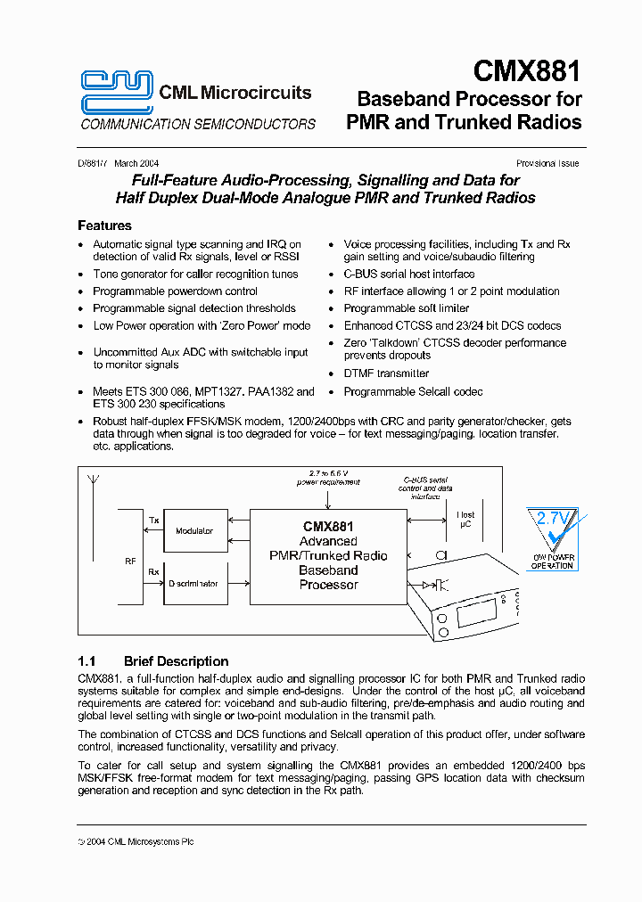 CMX881_243555.PDF Datasheet